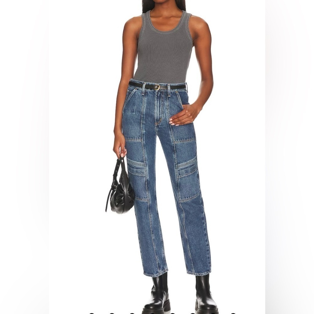 AGOLDE Cooper Cargo in Denim Blue Women's
